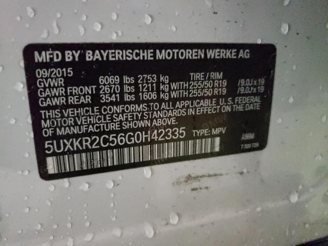 2016 BMW X5 SDRIVE3 - 5UXKR2C56G0H42335