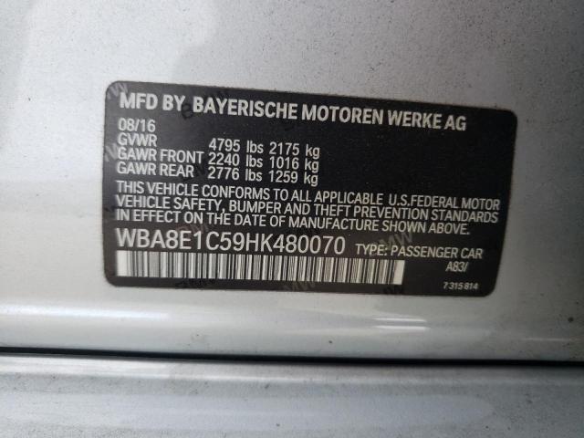 WBA8E1C59HK480070 BMW 330e