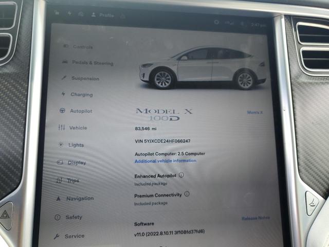 5YJXCDE24HF066247 Tesla MODEL X