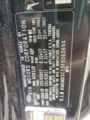 KNDMB5C15F6063694 KIA SEDONA LX