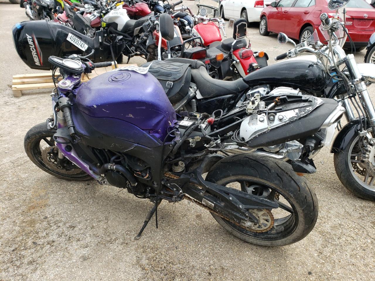 2008 Kawasaki Ninja ZX-6R at IL - Pekin, Copart lot 46744783 