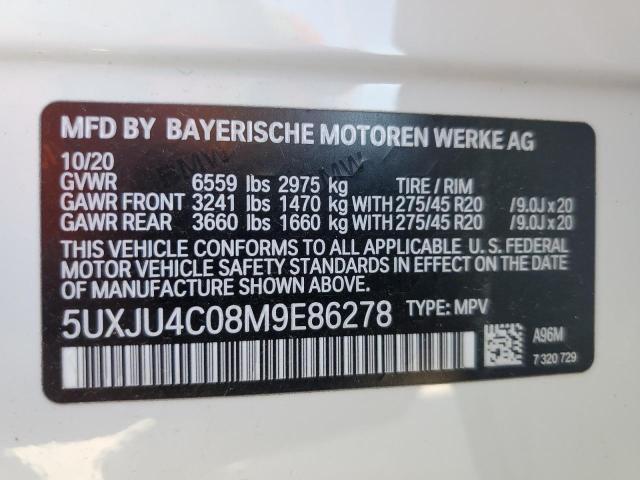 2021 BMW X5 M50I - 5UXJU4C08M9E86278