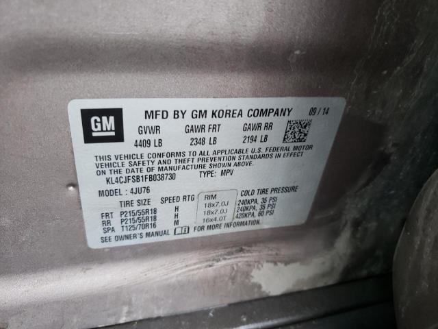 KL4CJFSB1FB038730 Buick Encore Convenience