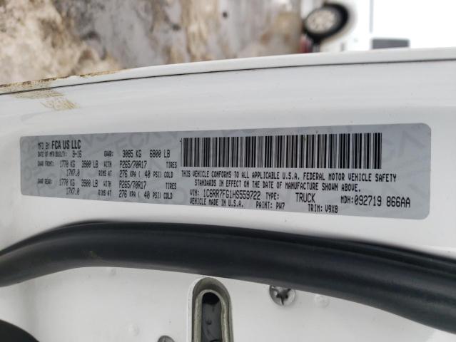 2017 RAM 1500 ST - 1C6RR7FG1HS559722