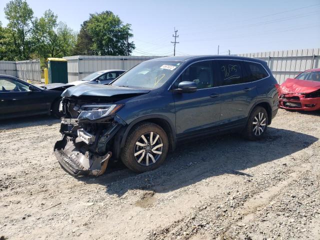 Salvage cars for sale from Copart Mebane, NC: 2019 Honda Pilot EXL