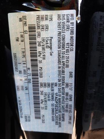 1FADP3E28JL205385 Ford FOCUS S