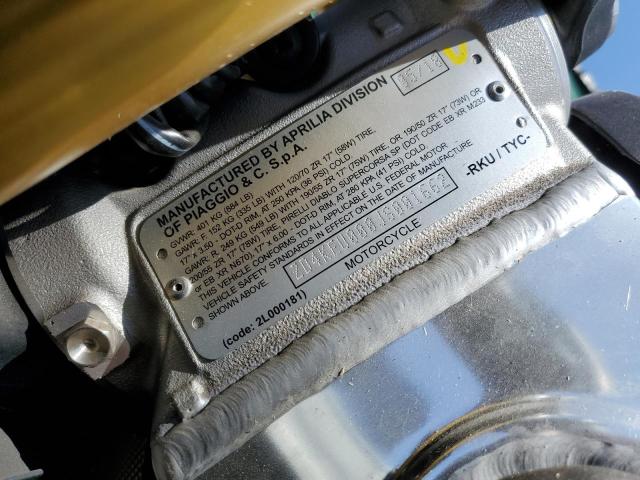 2018 APRILIA RSV4 ZD4KEU000JS001662