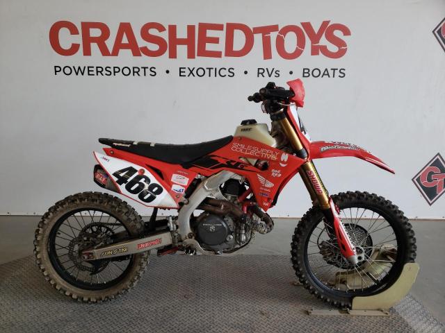 Salvage motorcycles for sale at Sikeston, MO auction: 2019 Honda CRF450 RWE