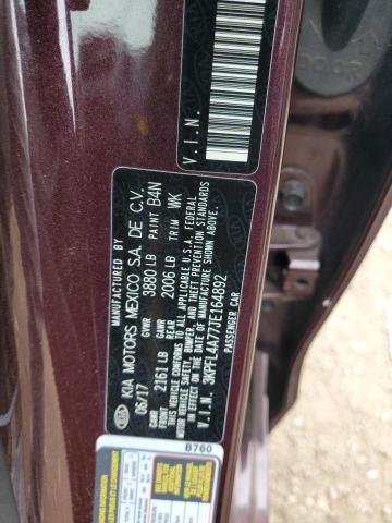 3KPFL4A77JE164892 KIA FORTE LX