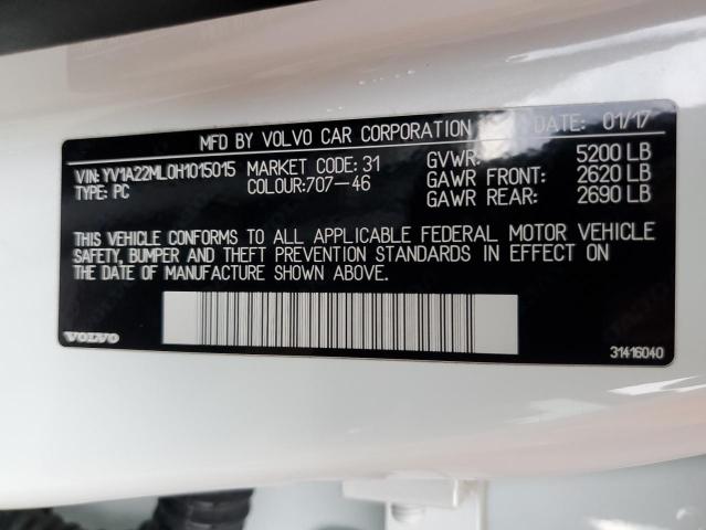 2017 VOLVO S90 T6 INS - YV1A22ML0H1015015