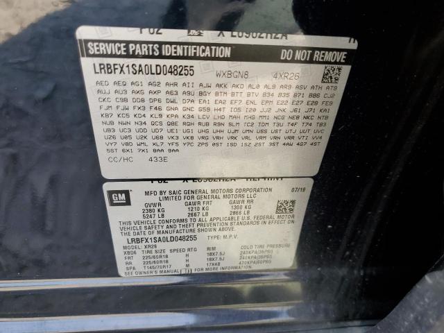 2020 BUICK ENVISION P - LRBFX1SA0LD048255