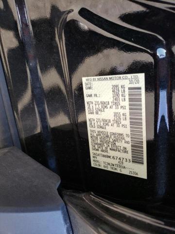 5N1AT3BB8MC674733 Nissan ROGUE SV
