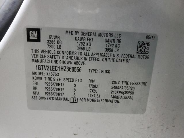 1GTV2LEC1HZ360566 GMC Sierra K1500