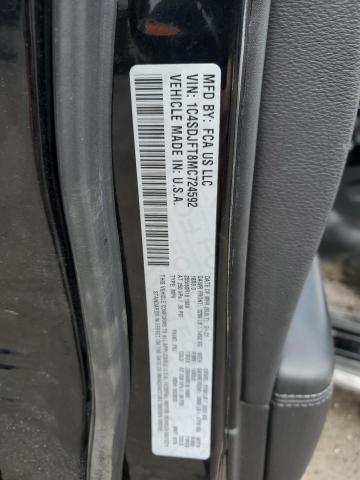 2021 DODGE DURANGO PU 1C4SDJFT8MC724592