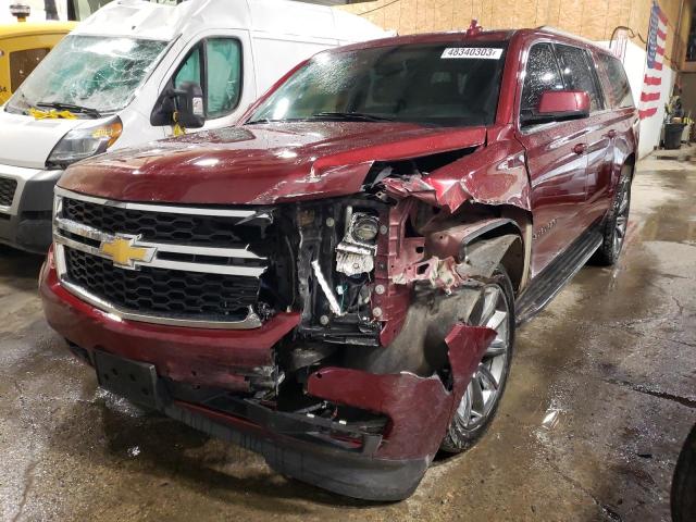 Chevrolet salvage cars for sale: 2017 Chevrolet Suburban K1500 LT