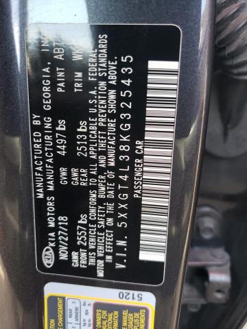 5XXGT4L38KG325435 KIA Optima Lx