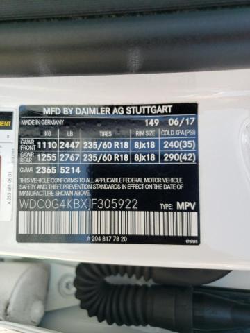 WDC0G4KBXJF305922 Mercedes-Benz Glc 300 4matic