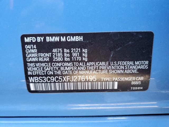 WBS3C9C5XFJ276195 BMW M3