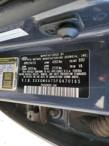 5XXGM4A75FG470165 KIA Optima Lx