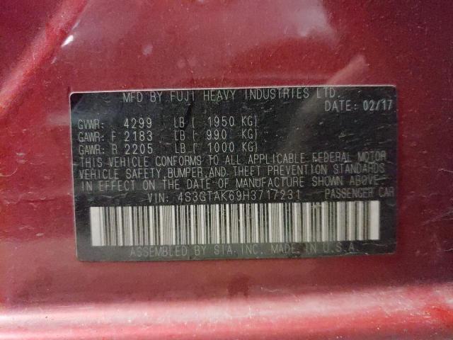 4S3GTAK69H3717231 Subaru Impreza Sport