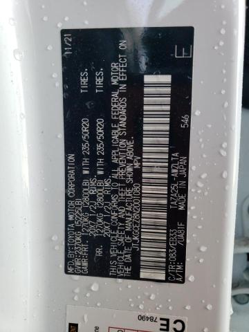 2022 LEXUS NX 350 JTJKGCEZ8N2001080