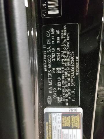 3KPF24AD5LE234059 KIA FORTE FE
