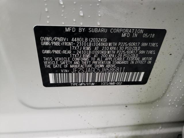 JF2SJAGC5JH586811 Subaru Forester 2.5i Premium