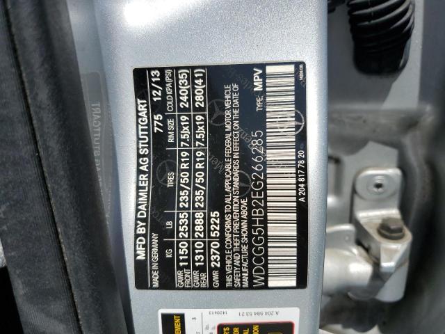 WDCGG5HB2EG266285 Mercedes-Benz GLK 350