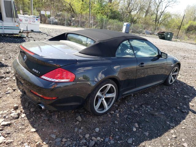 VIN: WBAEB53578CX61300 Auction: COPART Lot: 47697533 Location: NY - NEWBURGH WBAEB53578CX61300 BMW 6 SERIES 2008 BLACK Photo 3