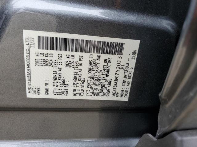 5N1BT3BA3PC752013 Nissan ROGUE SV