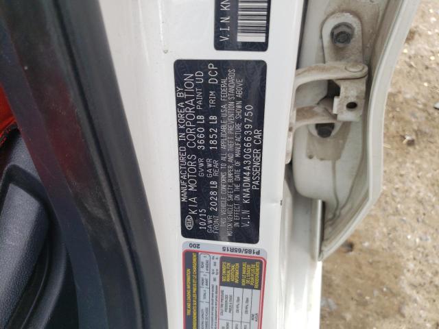 KNADM4A30G6639750 KIA RIO LX
