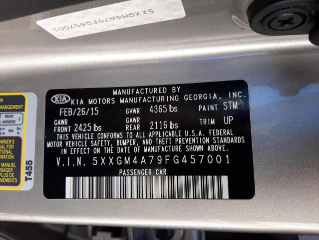 5XXGM4A79FG457001 KIA Optima Lx