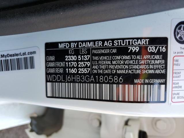 WDDLJ6HB3GA180586 Mercedes-Benz Cls 400 4matic