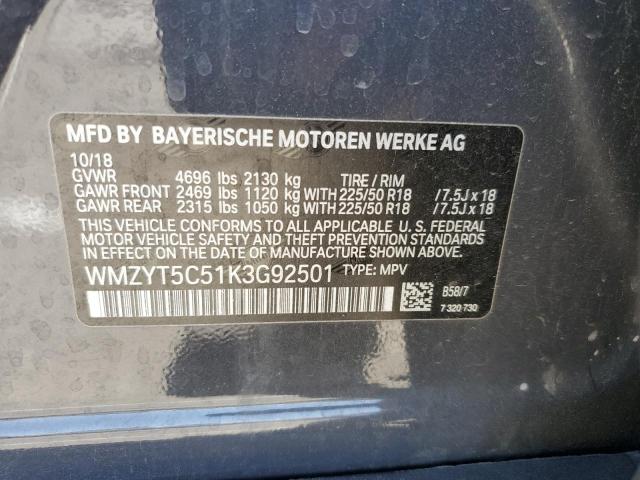 WMZYT5C51K3G92501 Mini Cooper S Countryman All4