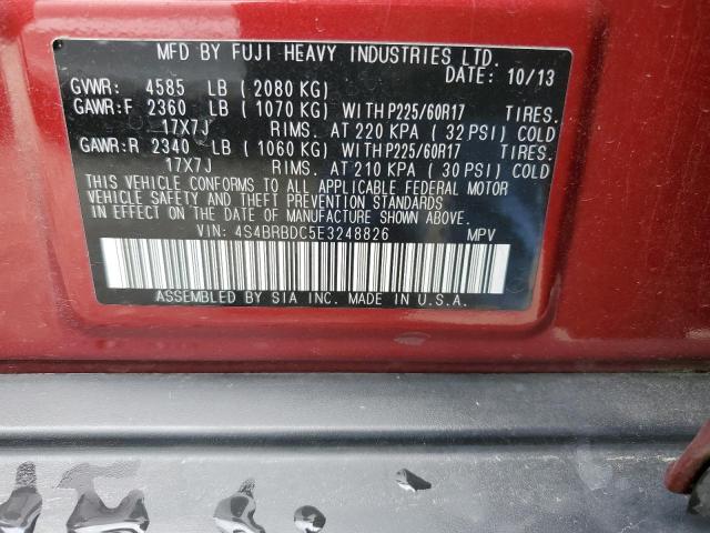 4S4BRBDC5E3248826 Subaru Outback 2.5i Premium
