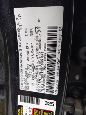 2016 TOYOTA TACOMA DOU - 3TMCZ5AN7GM013698