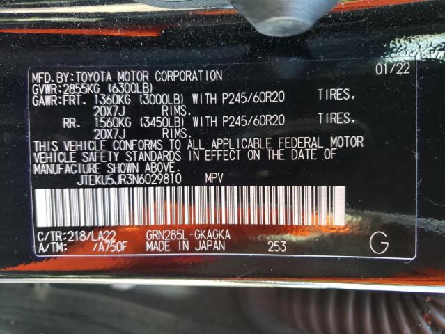 2022 TOYOTA 4RUNNER LI JTEKU5JR3N6029810