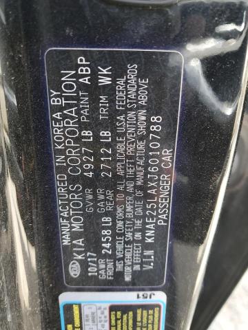 2018 KIA STINGER PR - KNAE25LAXJ6010788