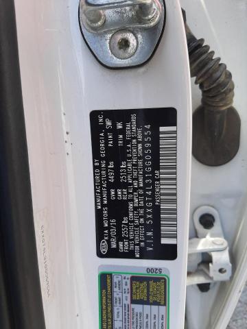 5XXGT4L31GG059554 KIA Optima Lx