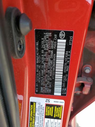 2022 TOYOTA CAMRY NIGH - 4T1S31AK2NU036404