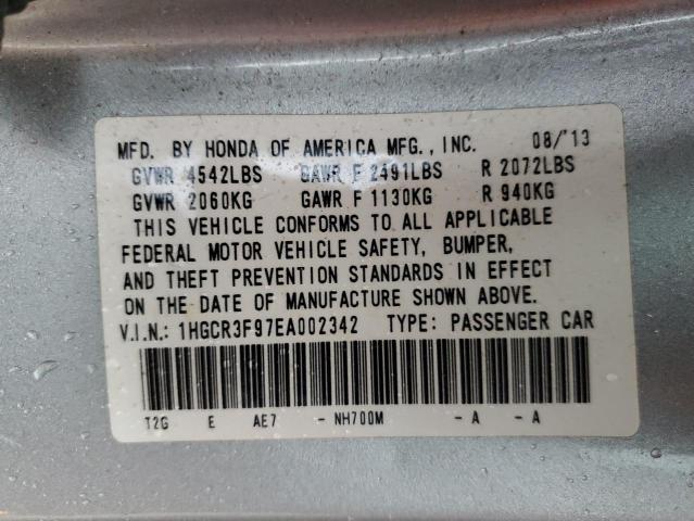 1HGCR3F97EA002342 Honda Accord Touring