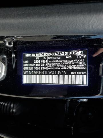W1N4M4HB1LW013949 Mercedes-Benz Glb 250 4matic