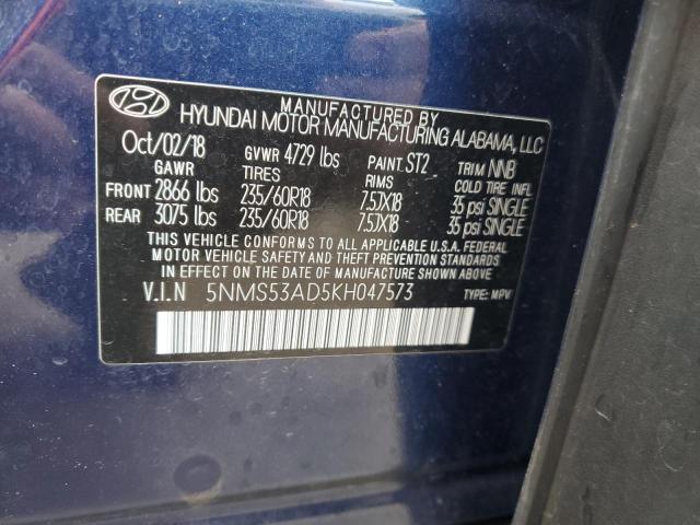 2019 HYUNDAI SANTA FE L - 5NMS53AD5KH047573