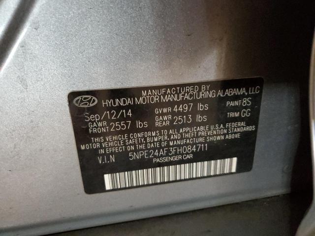 5NPE24AF3FH084711 Hyundai SONATA SE