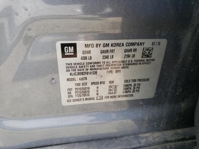 KL4CJBSB2FB141339 Buick Encore Convenience