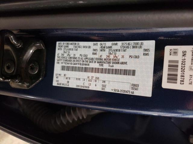 2015 FORD F150 SUPER - 1FTEW1EG0FFB20905