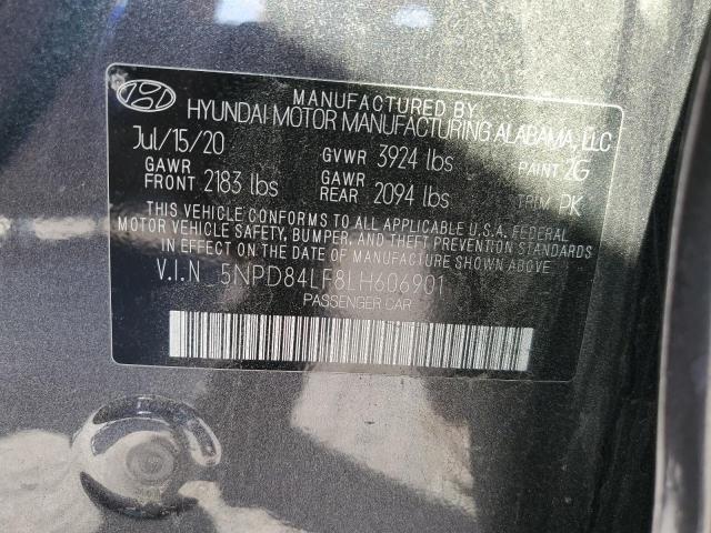 5NPD84LF8LH606901 Hyundai ELANTRA SEL