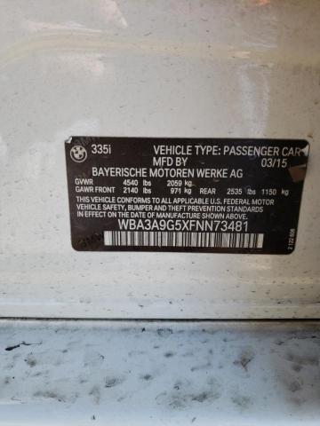 WBA3A9G5XFNN73481 BMW 335 I