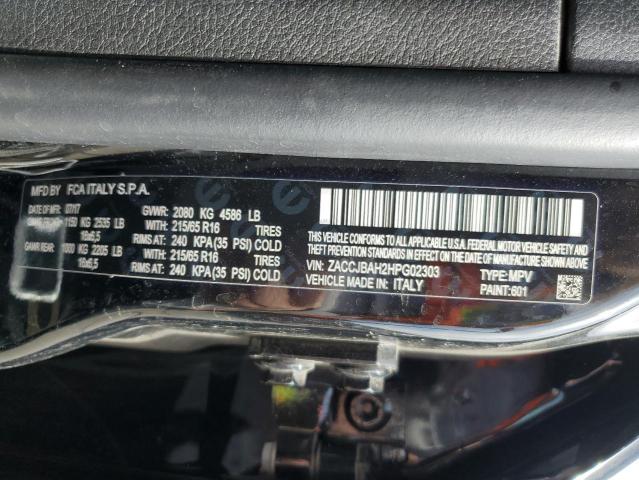 ZACCJBAH2HPG02303 Jeep Renegade Sport