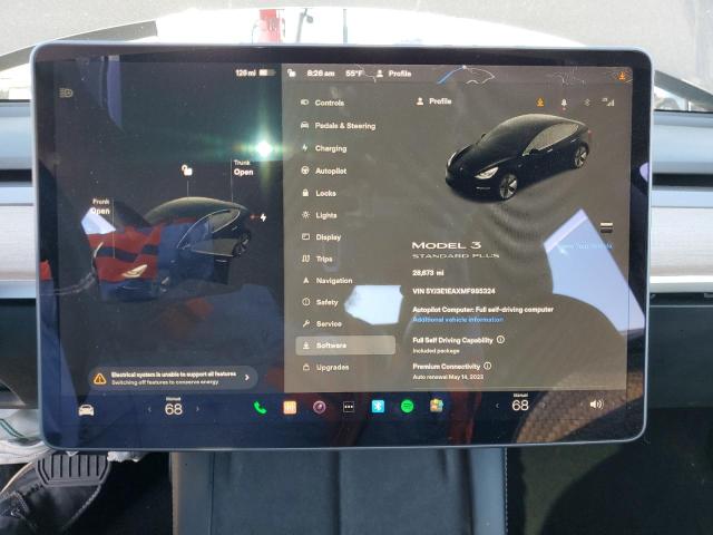 5YJ3E1EAXMF985324 Tesla MODEL 3